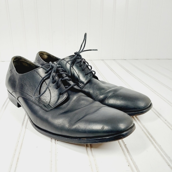 Hugo Boss  Black Mitano Leather Lace Up Dress Business Casual Derby Shoes C629 main image 10